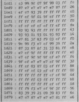 64'er machine code listing