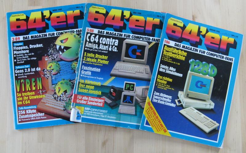 64'er magazine covers