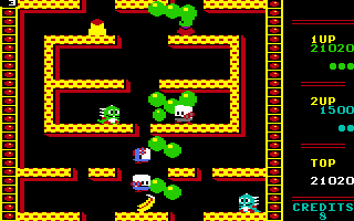 Bubble Bobble gameplay