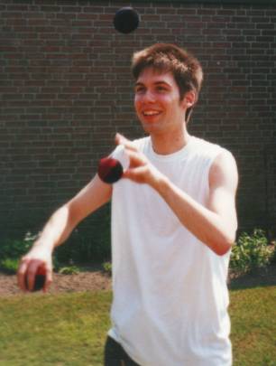 ingo juggling in the garden (1995)