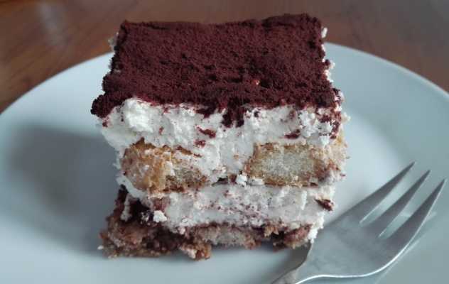 Tiramisu on plate