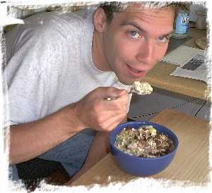 ingo eating his muesli