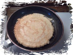 Pancake in pan