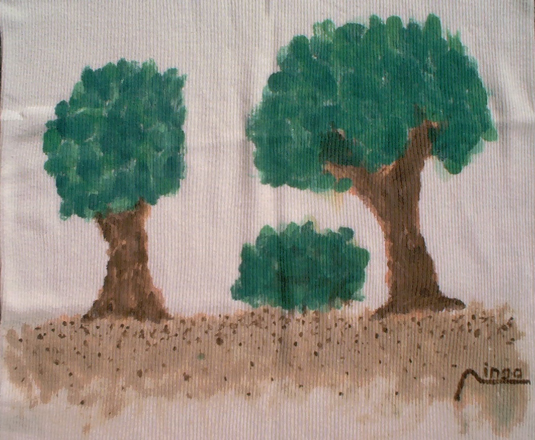 underwear trees.closeup