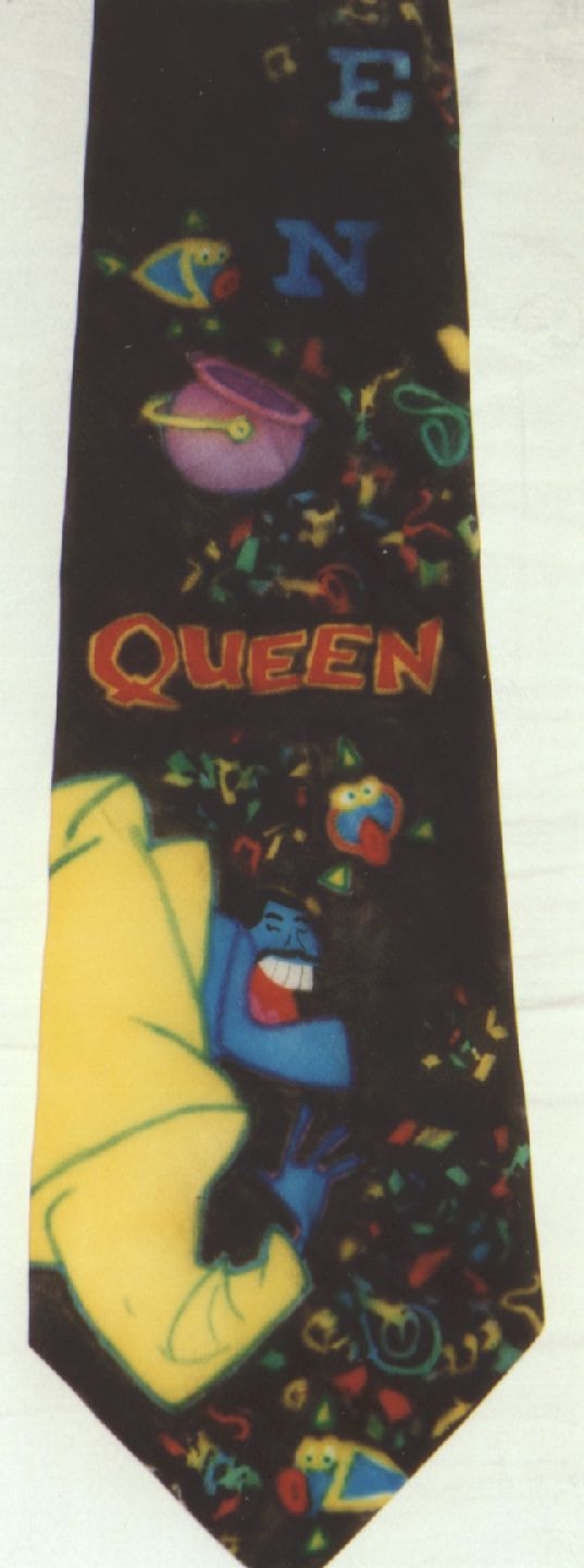 Queen tie.closeup