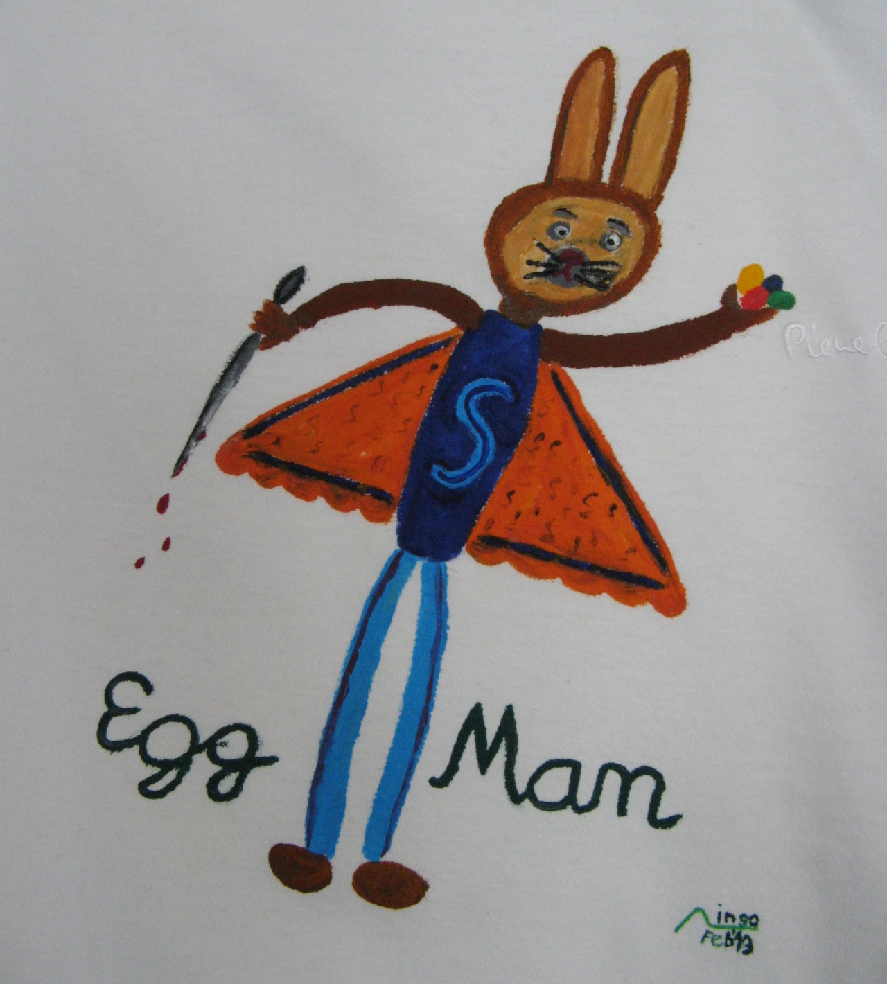Egg Man closeup
