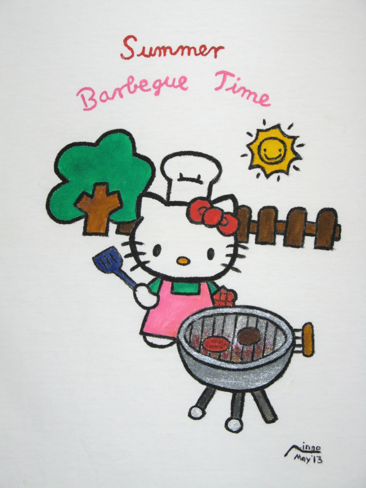 Kitty Barbeque closeup