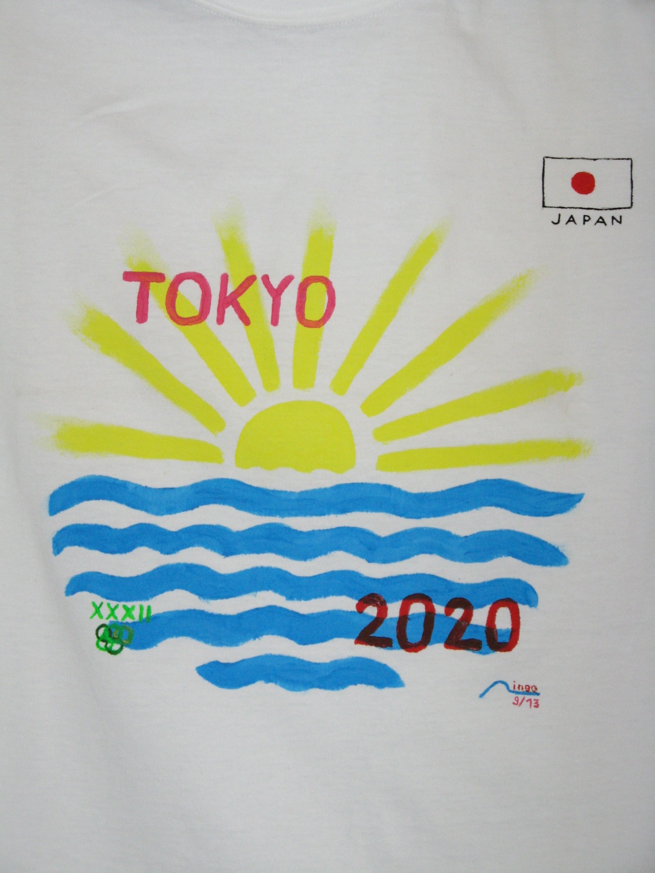 Tokyo 2020 closeup