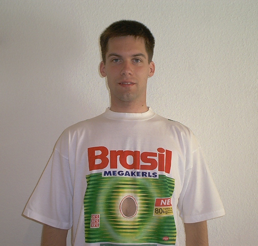 ingo wearing Brasil Megakerls T-Shirt