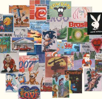 collage of ingo's artworks