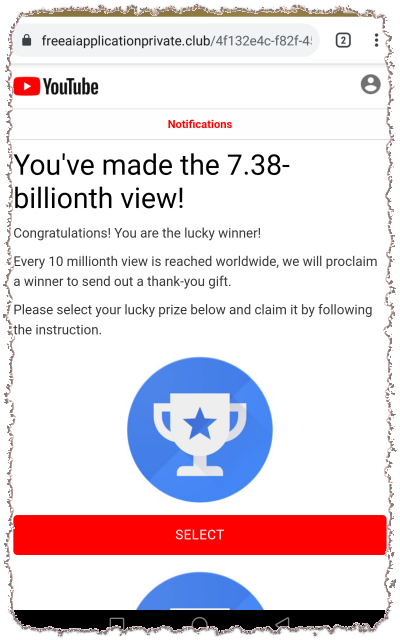 YouTube 7.38-billionth view