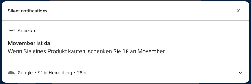 Amazon Movember