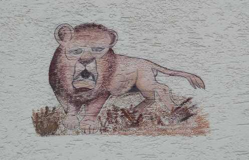 Altdorf lion mural