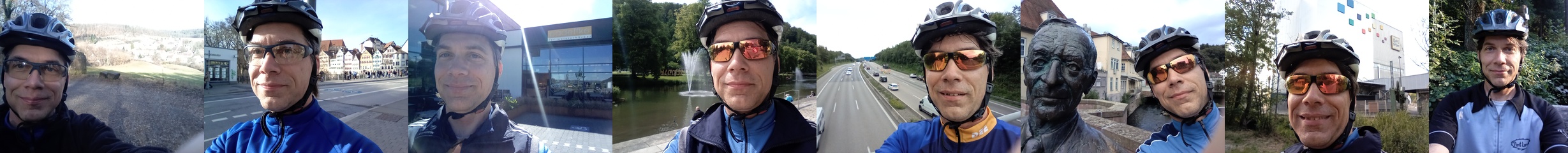 cycling selfies